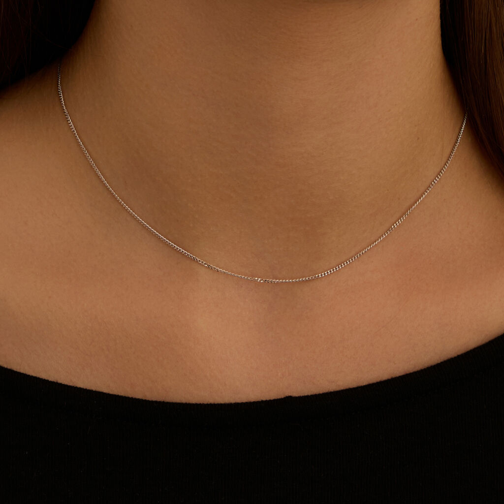 Catenina Poème Oro Bianco - Catenina Donna | Stroili