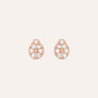 Orecchini Lobo Silver Moments Argento Rosa Cubic Zirconia