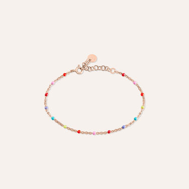 Bracciale Silver Collection Argento Rosa Pietra sintetica