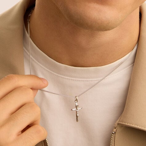 Collana Gentleman Argento Rodiato - Collane Uomo | Stroili
