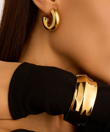 Bangle Radiance Acciaio Dorato