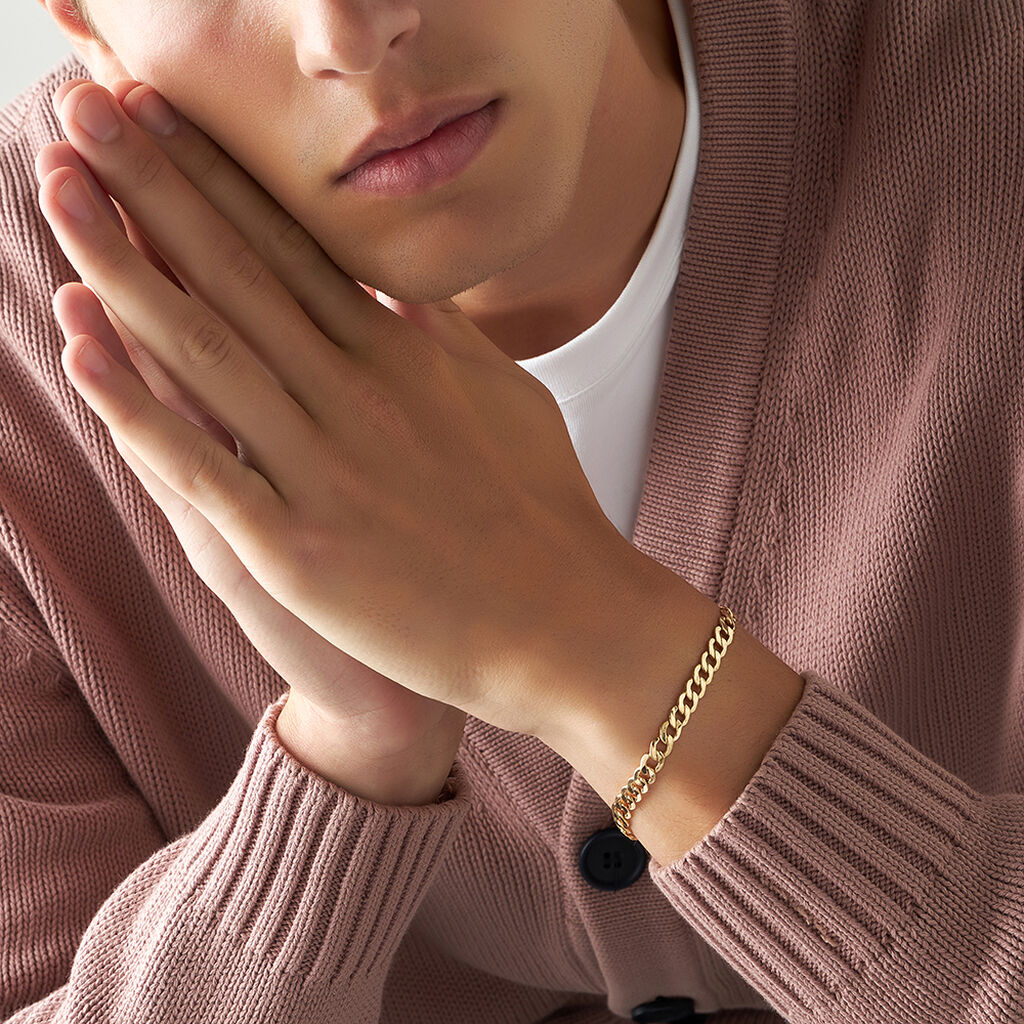 Bracciale Catena Oro Uomo Oro Giallo - Bracciali Uomo | Stroili