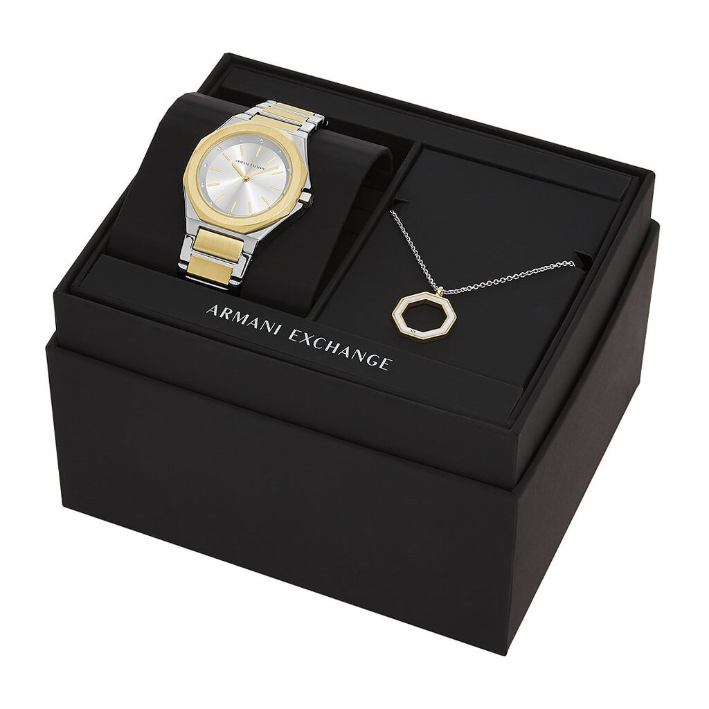 Set Orologio Al Quarzo Armani Exchange Ax7161set - Orologi solo Tempo Donna | Stroili