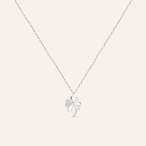 Collana Claire Oro Bianco Cubic Zirconia - Collane Donna | Stroili
