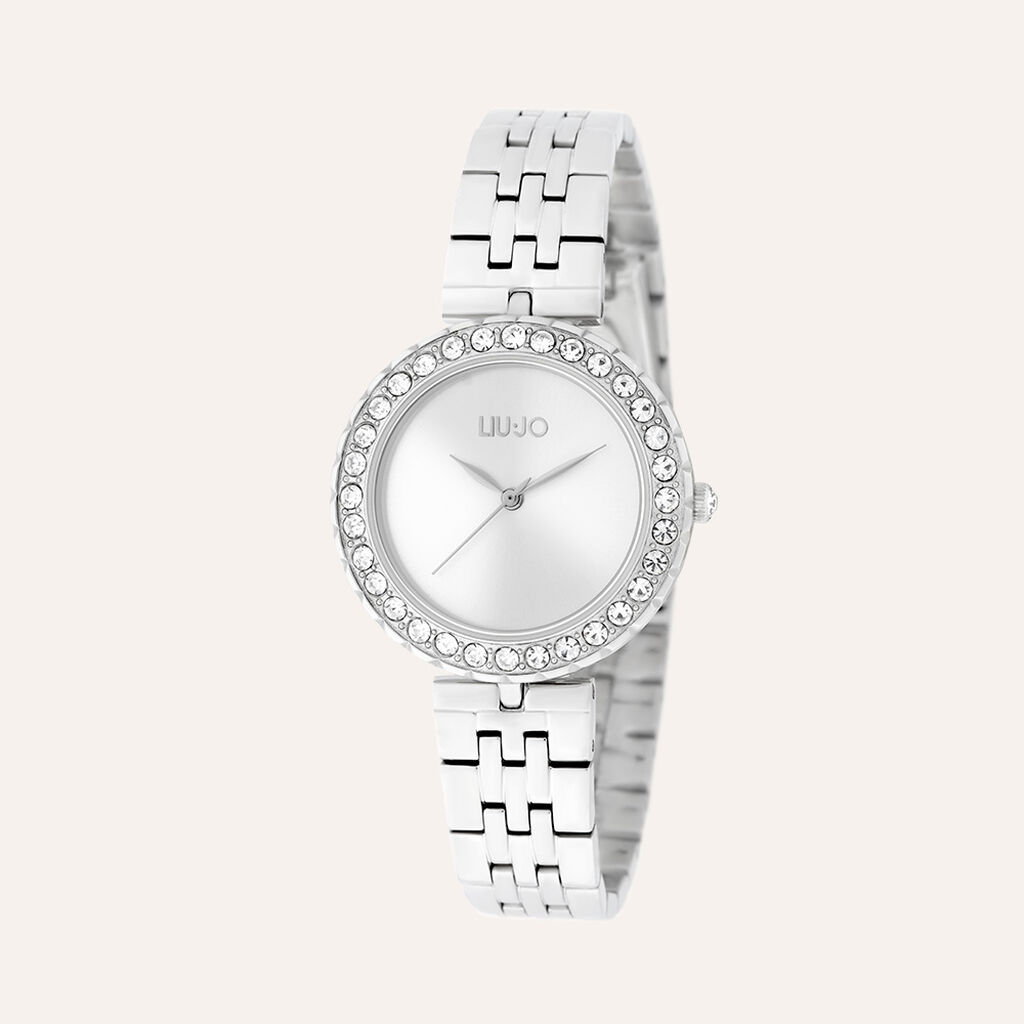Orologio Donna Liu Jo Crystal Chic quadrante argento TLJ1703