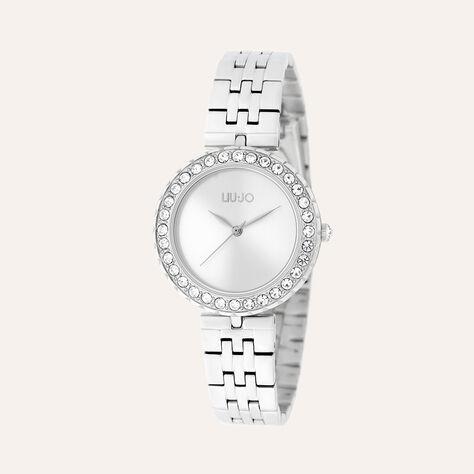 Orologio Donna Liu Jo Crystal Chic quadrante argento TLJ1703 - Orologi per Prima Comunione Donna | Stroili