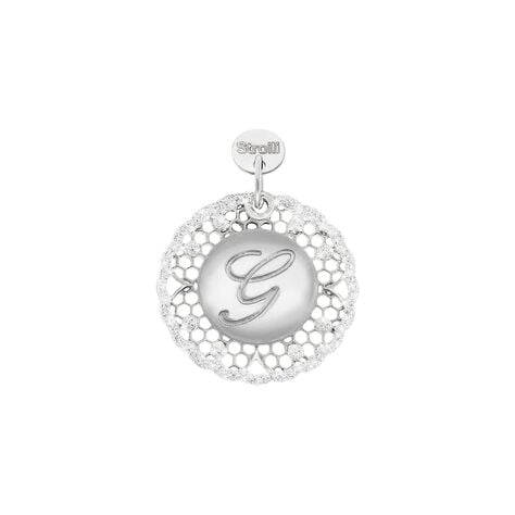 Charm in argento rodiato e glitter - Charms Donna | Stroili