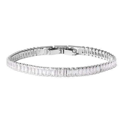 Bracciale Tennis Romantic Shine Metallo Cristallo - Bracciali Tennis Donna | Stroili