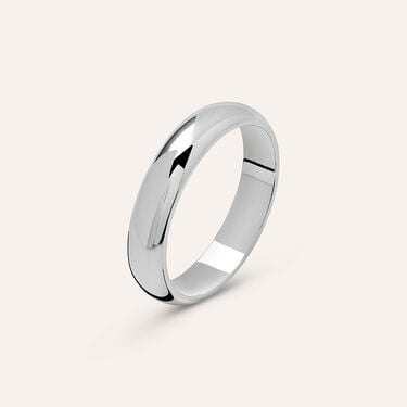 Fede Mantovana 4 mm Oro Bianco Fede Mantovana 4 mm Oro Bianco