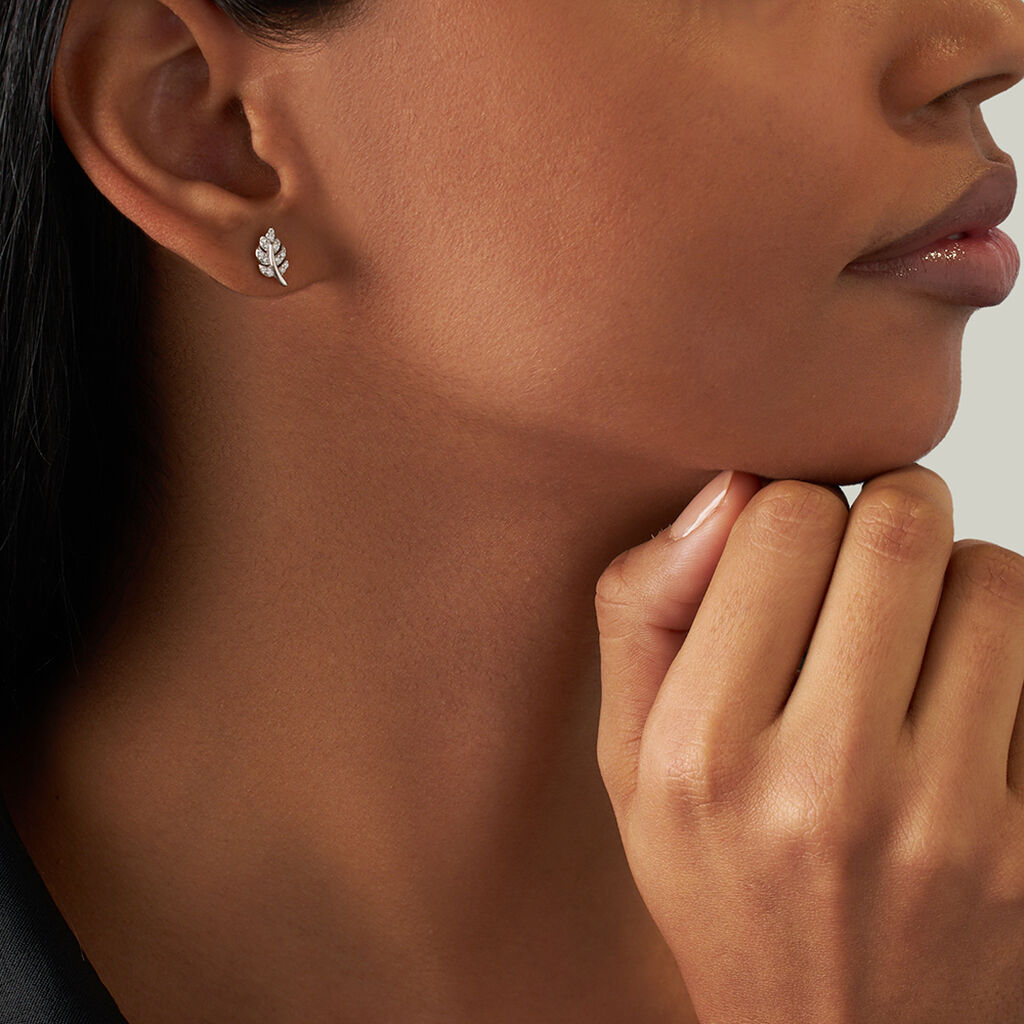 Orecchini Lobo Silver Moments Argento Rodiato Cubic Zirconia - Orecchini a Lobo Donna | Stroili