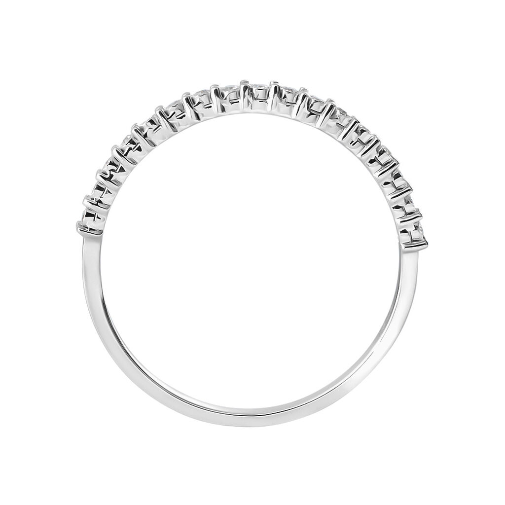 Anello Semi-eternity Sophia Oro Bianco Diamante - Anelli con Pietre Donna | Stroili