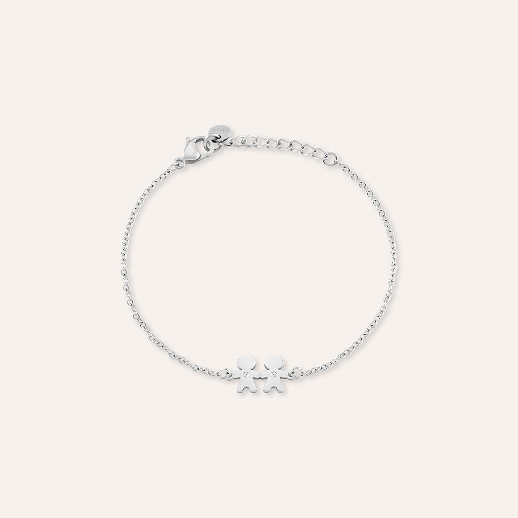 Bracciale Sunrise Acciaio Cristallo