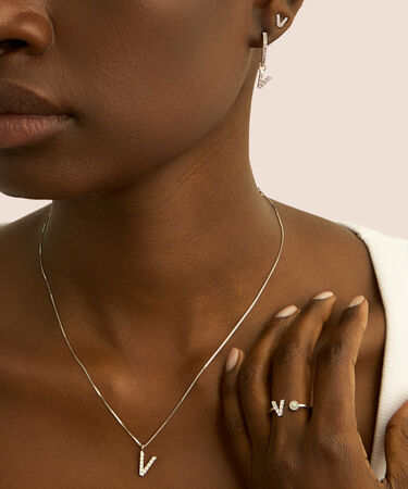 Mono Orecchino A Cerchio Silver Moments Argento Rodiato Cubic Zirconia
