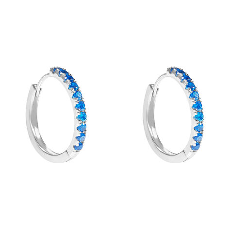 Orecchini A Cerchio Silver Rainbow Argento Rodiato Cubic Zirconia - Orecchini a Cerchio Donna | Stroili