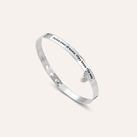 Bangle Sunrise Acciaio Cristallo - Bracciali Rigidi Donna | Stroili