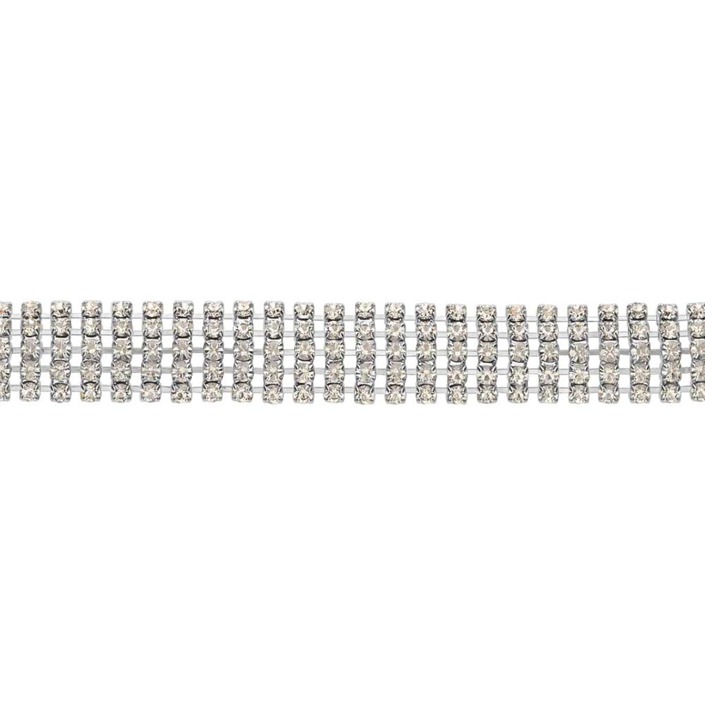 Bracciale Tennis Romantic Shine Metallo Cristallo - Bracciali Tennis Donna | Stroili