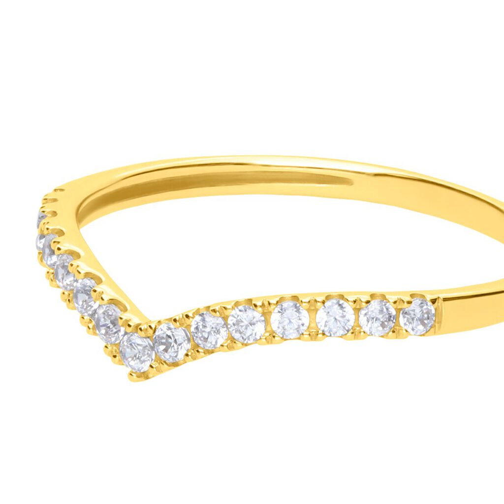 Anello Fantasia Claire Oro Giallo Cubic Zirconia - Anelli con Pietre Donna | Stroili