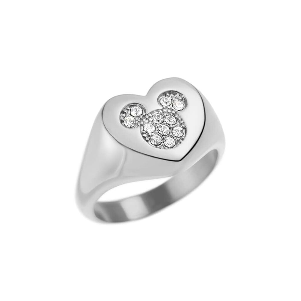Anello Chevalier Mickey Mouse & Friends Acciaio Cristallo - Anelli Chevalier Donna | Stroili