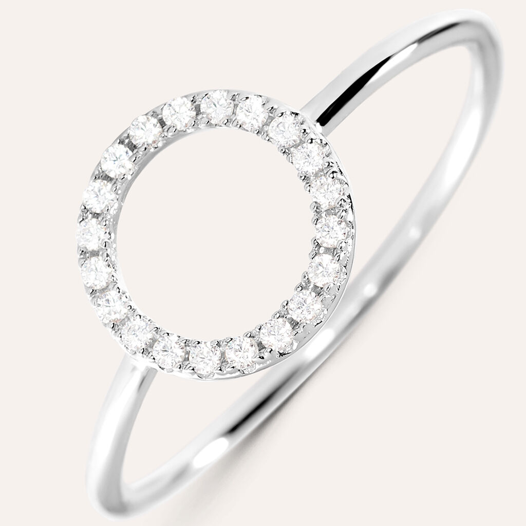Anello Fantasia Silver Shine Argento Rodiato Cubic Zirconia