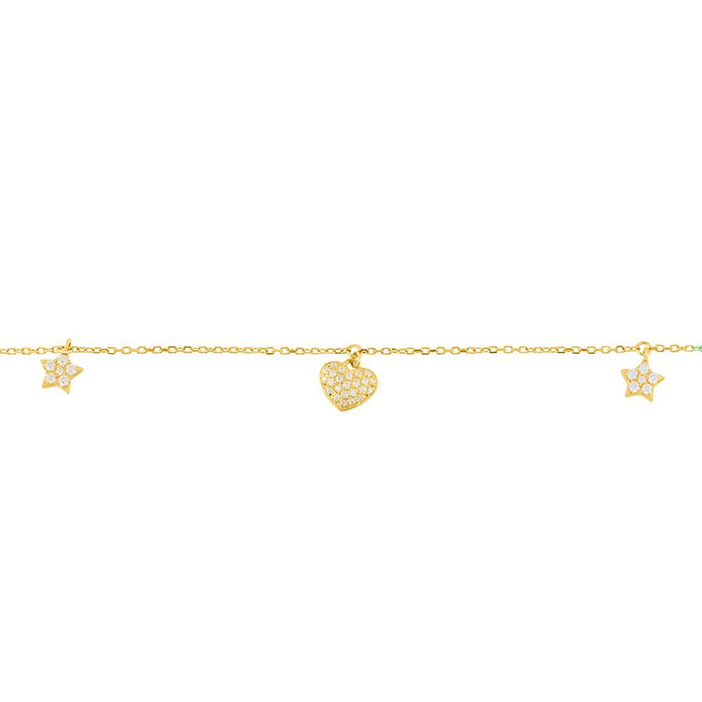 Bracciale Claire Oro Giallo Cubic Zirconia - Bracciali Amicizia Donna | Stroili