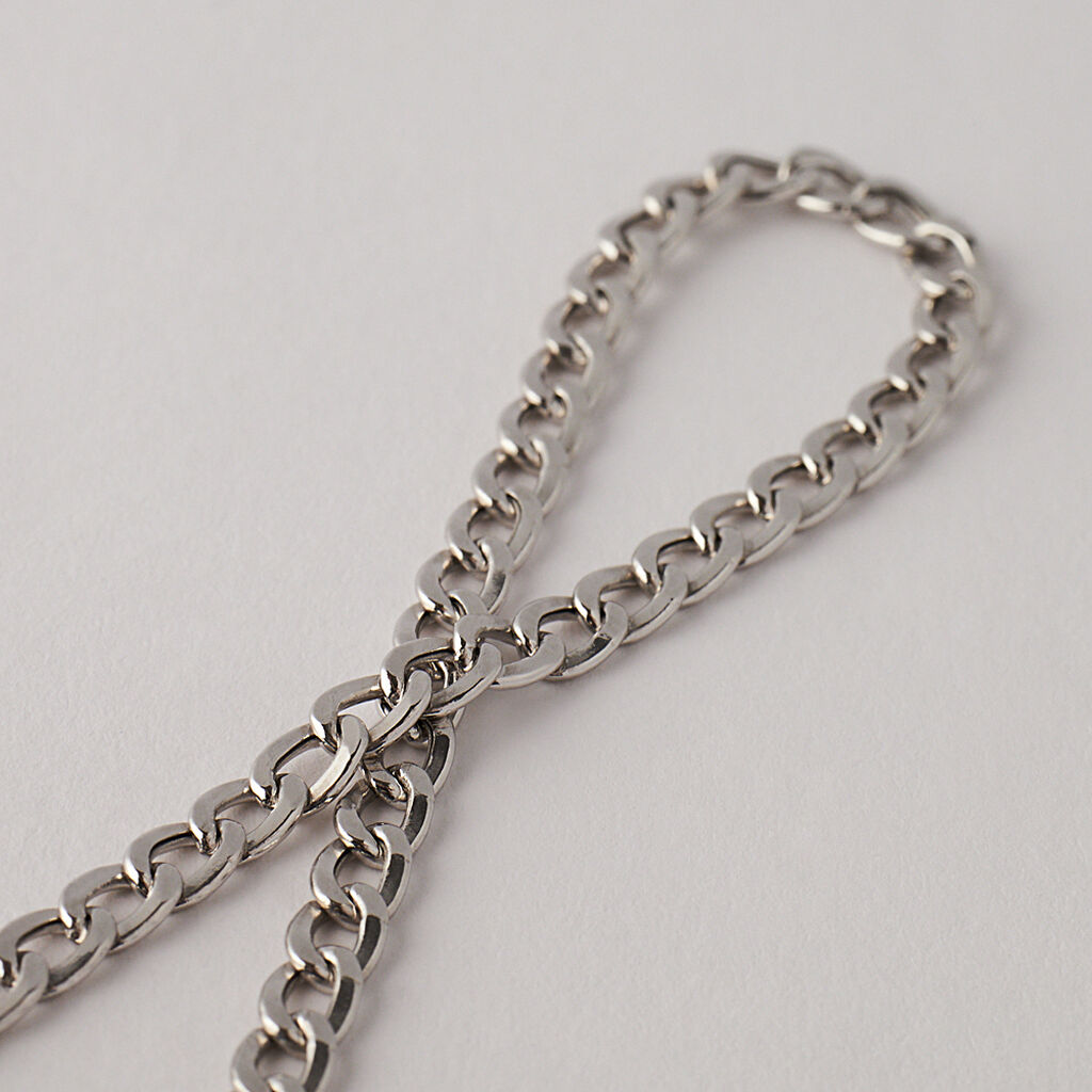 Bracciale Catena L'homme Or Oro Bianco - Bracciali Uomo | Stroili