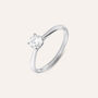 Anello Solitario Firmamenti Oro Bianco Diamante