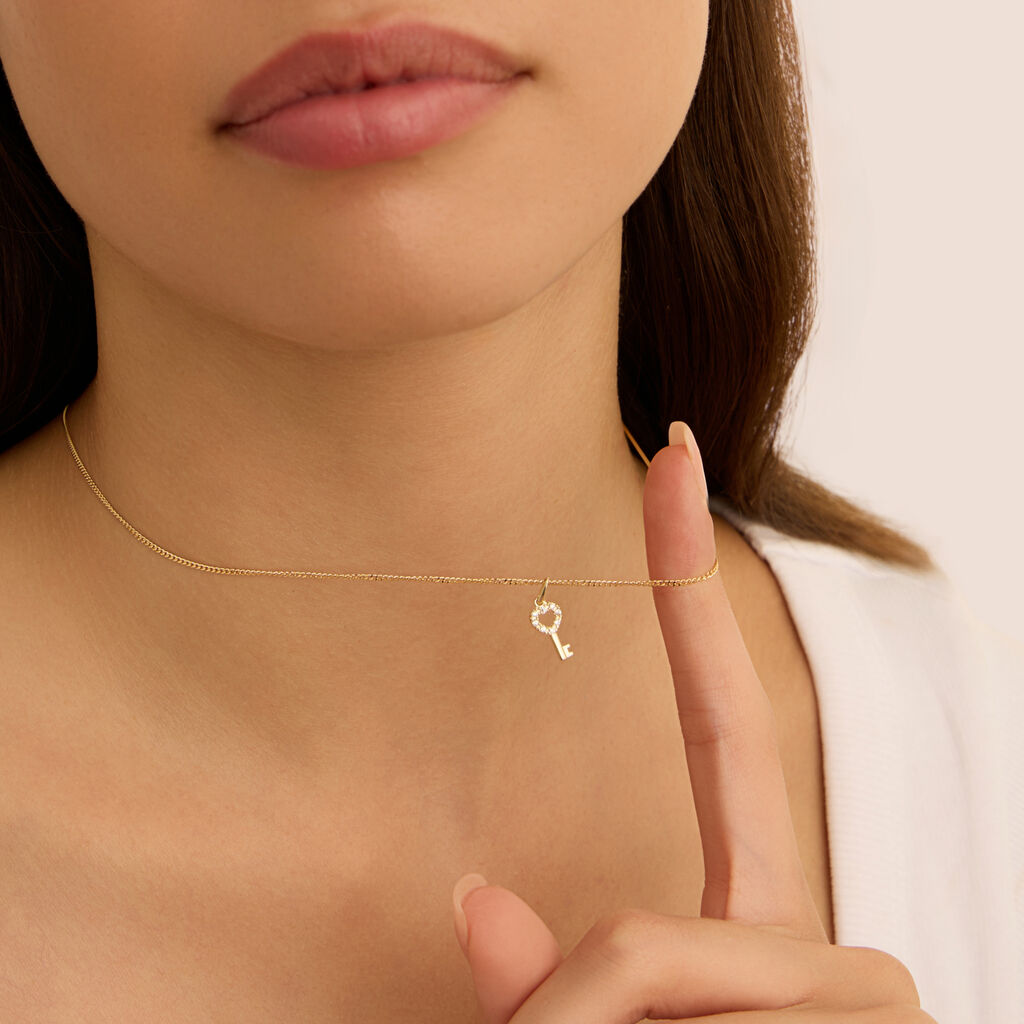 Pendente Poème Oro Giallo Cubic Zirconia