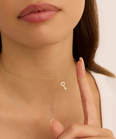 Pendente Po&egrave;me Oro Giallo Cubic Zirconia