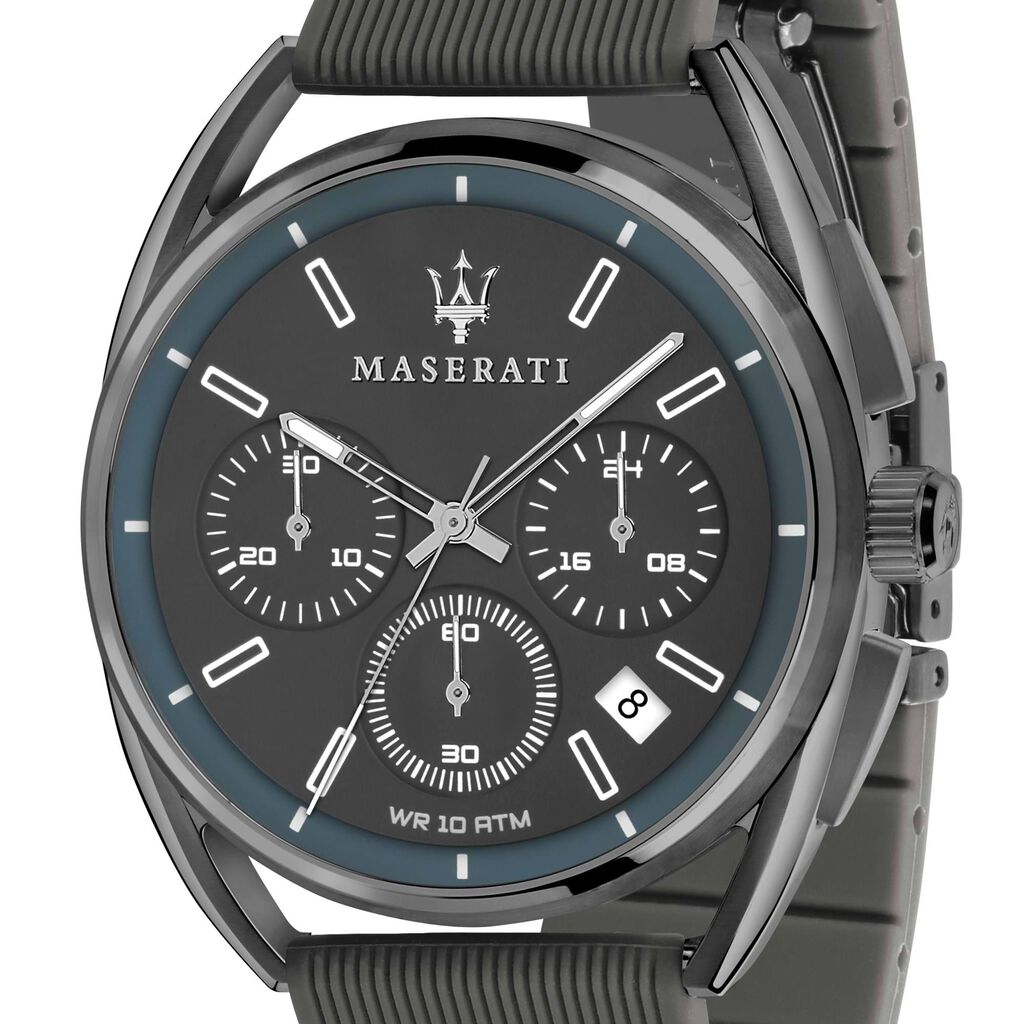 Cronografo Trimarano in acciaio