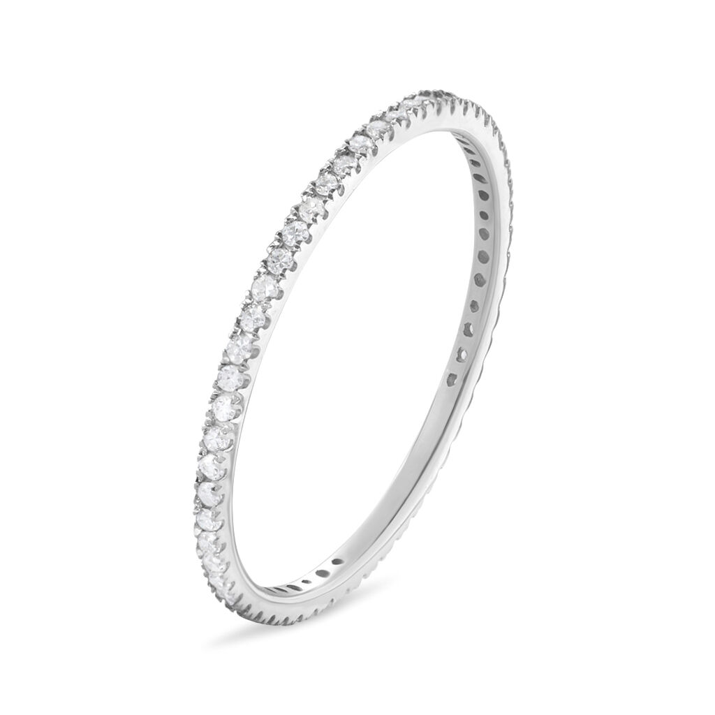 Anello Eternity Grace Oro Bianco Diamante - Anelli Eternity Donna | Stroili