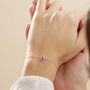 Bracciale Charlotte Oro Bianco Rubino Diamante