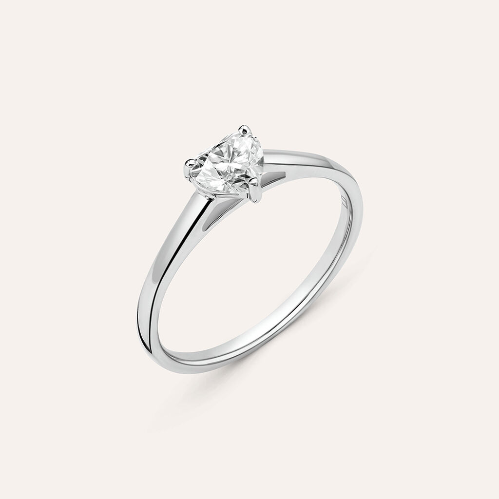 Anello Fantasia Diamade Oro Bianco Diamante Lab-Grown - Anelli con Pietre Donna | Stroili