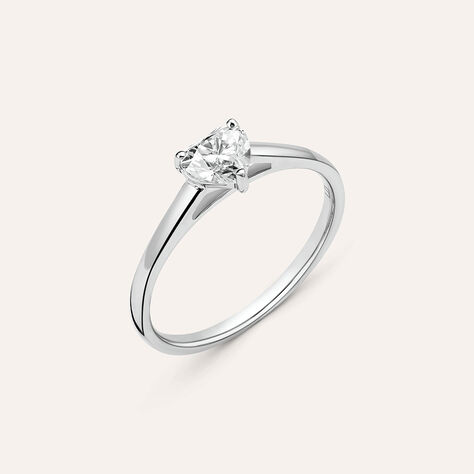 Anello Fantasia Diamade Oro Bianco Diamante Lab-Grown - Anelli con Pietre Donna | Stroili