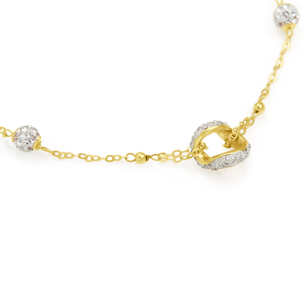 Bracciale Christelle Oro Giallo Cristallo - Bracciali Donna | Stroili