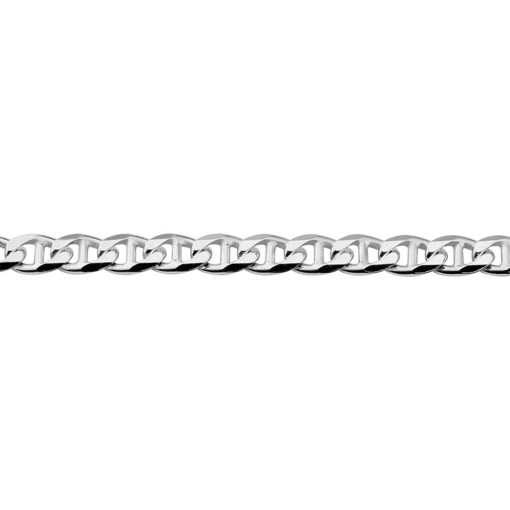 Bracciale Catena Gentleman Argento Rodiato - Bracciali Uomo | Stroili