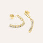 Orecchini Pendenti Diamade Glam Oro Giallo Diamante Lab-Grown