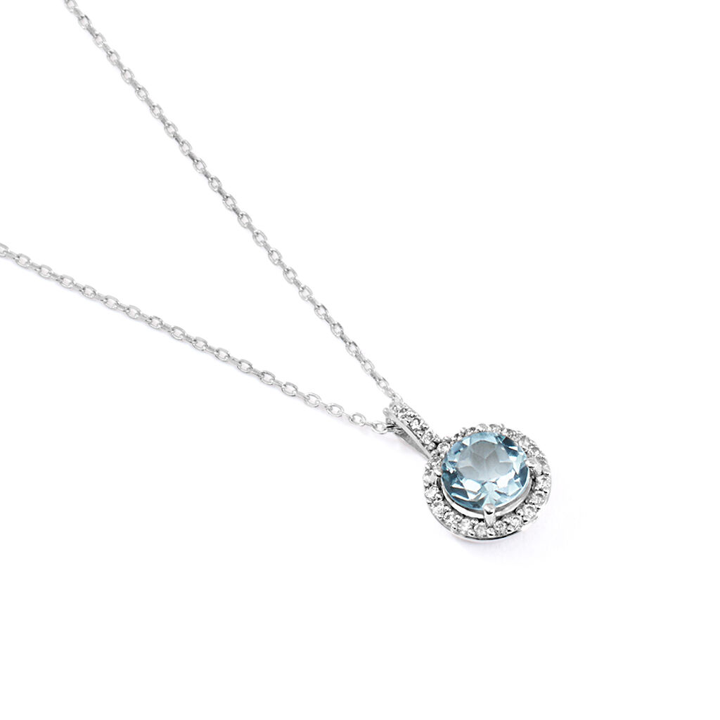 Collana Punto Luce Amélie Oro Bianco Topazio Cubic Zirconia - Collane Punto Luce Donna | Stroili