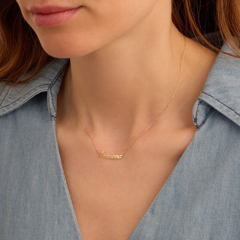 Collana Azzurra Gold Names Oro Giallo - Collane Unisex | Stroili