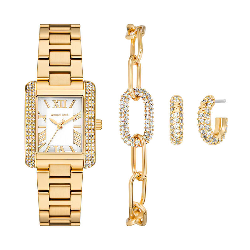 Combo Orologio Al Quarzo Michael Kors Emery Mk4837set - Orologi solo Tempo Donna | Stroili