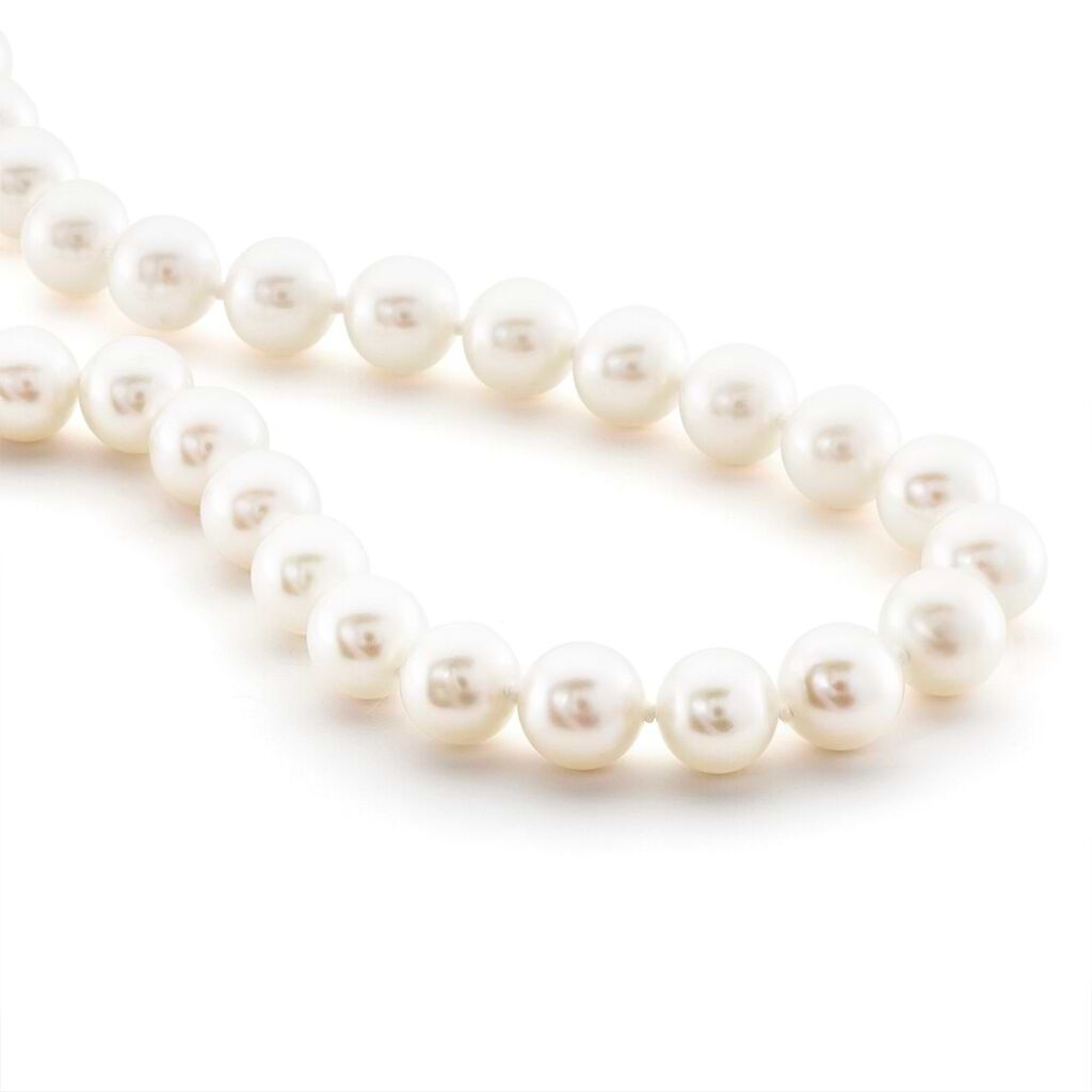 Collana Gold Pearls Oro Bianco Perla D'Acqua Dolce Diamante - Collane Donna | Stroili