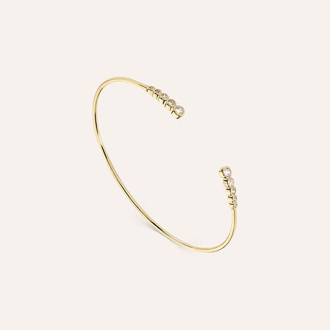 Bangle Golden Dream Placcato Oro Giallo Cubic Zirconia - Bracciali Rigidi Donna | Stroili