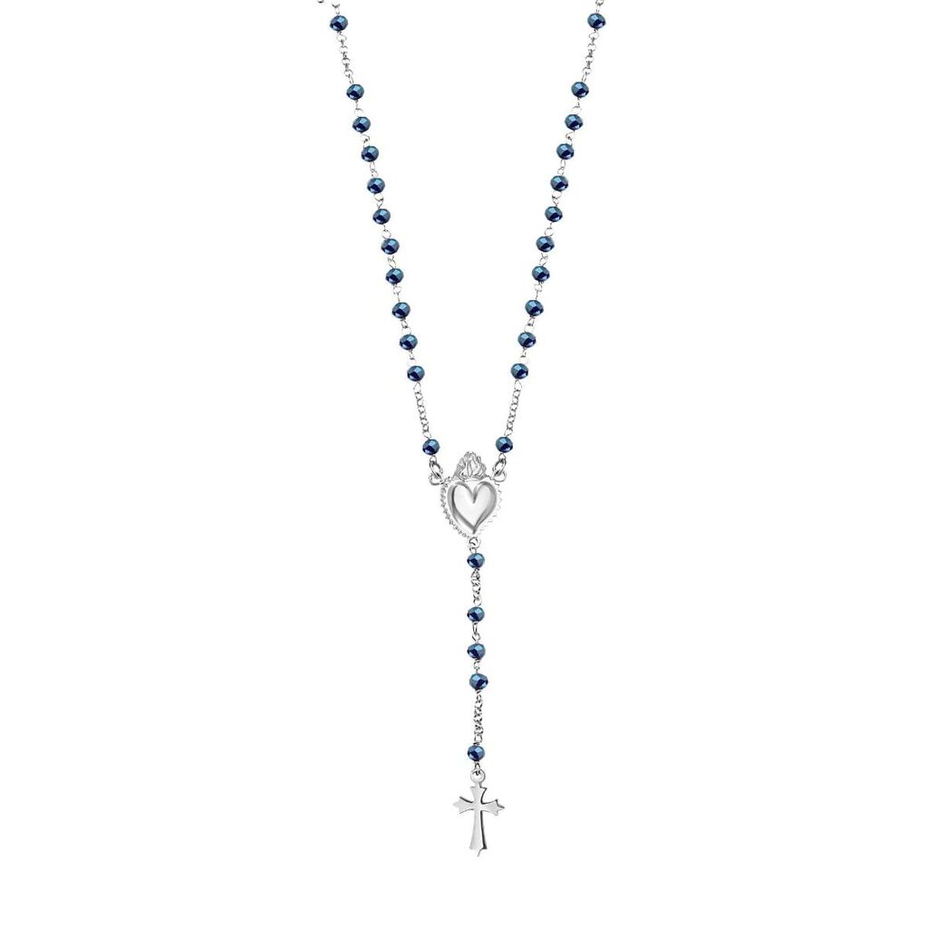 Collana Rosario Silver Soul Argento Rodiato Cristallo