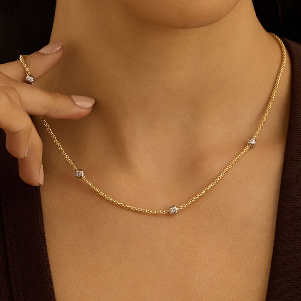 Collana Golden Lover Oro Bicolore - Collane Donna | Stroili