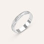 Fede Classica Diamantata 3.3 mm Oro Bianco
