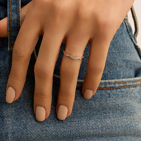 Anello Semi-eternity Silver Shine Argento Rodiato Cubic Zirconia - Anelli con Pietre Donna | Stroili