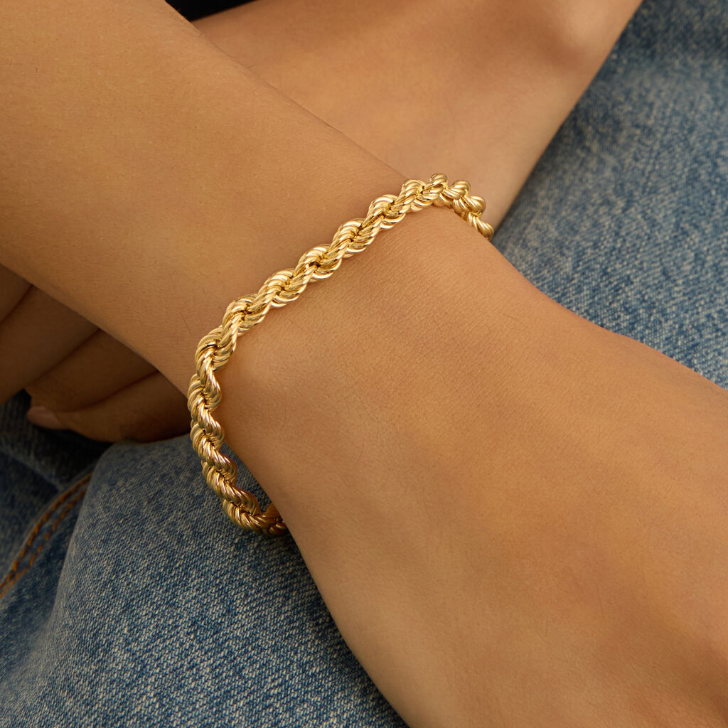 Bracciale Catena Gold Essence Oro Giallo