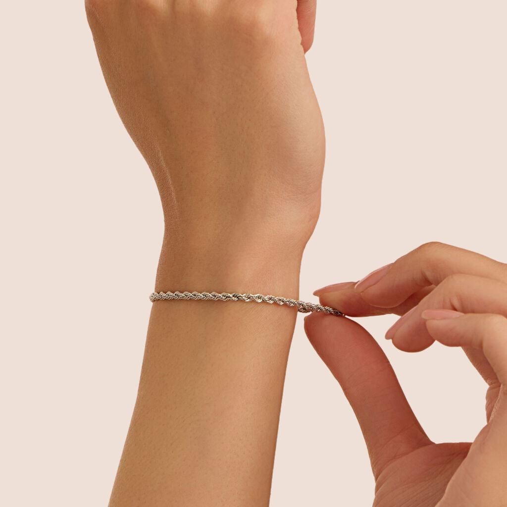 Bracciale Catena Colette Oro Bianco