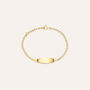 Bracciale Con Targhetta Holy Oro Giallo