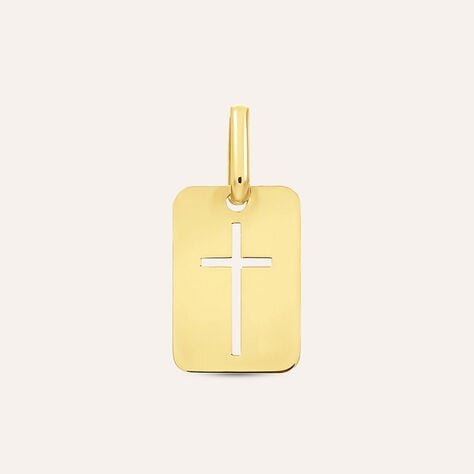 Pendente Holy Oro Giallo - Ciondoli con Incisione Unisex | Stroili