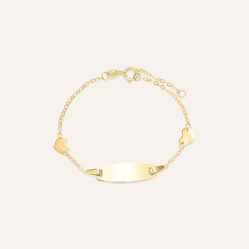 Bracciale Con Targhetta Religious Gold Oro Giallo